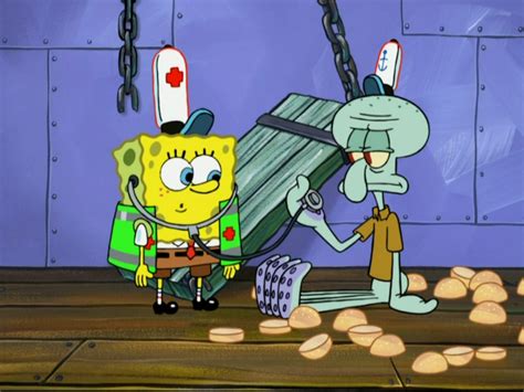 watch the spongebob episode of squidwards fake injury|spongebobia accident video.